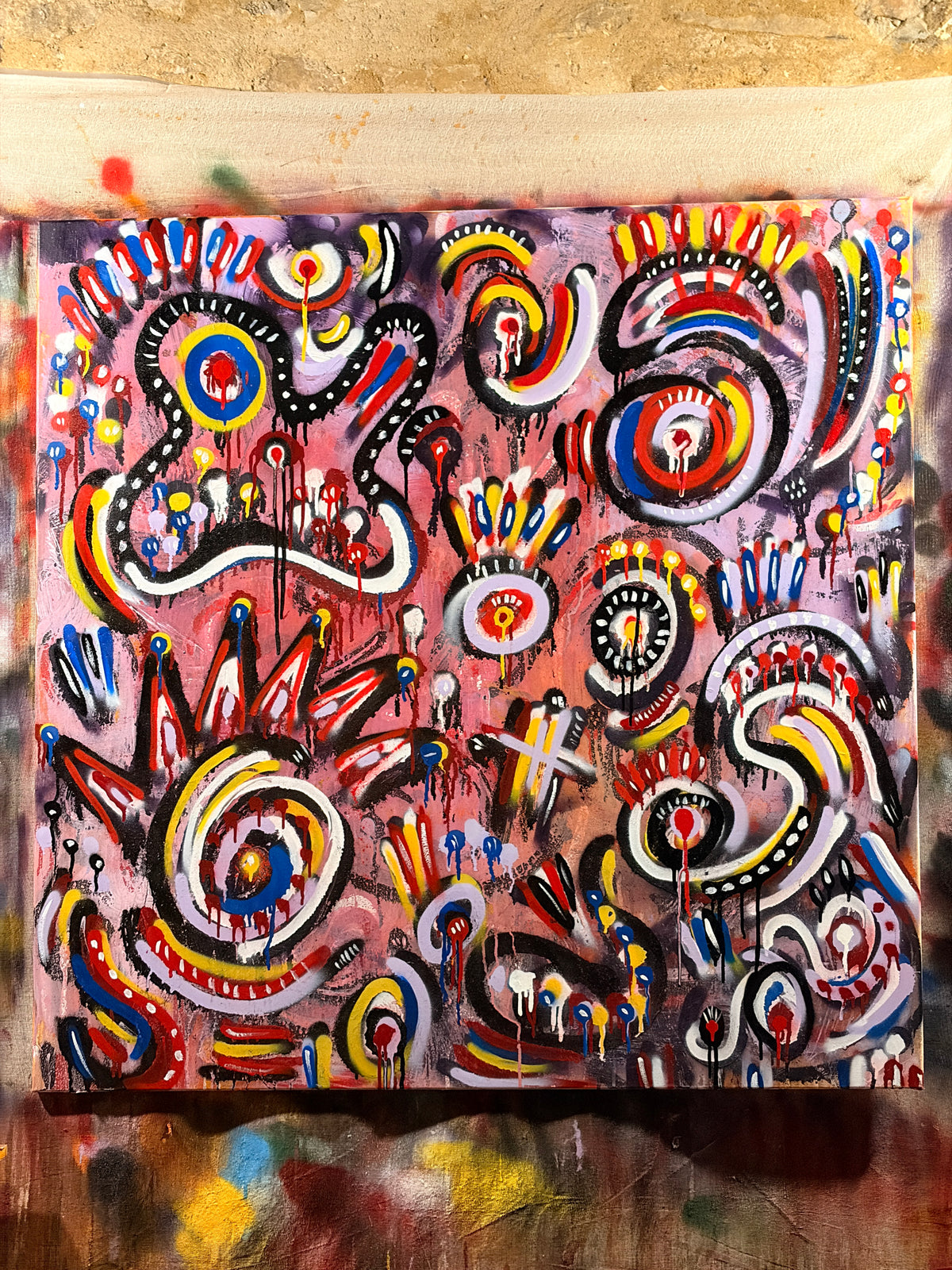 cirque de sol" (40 x 40)