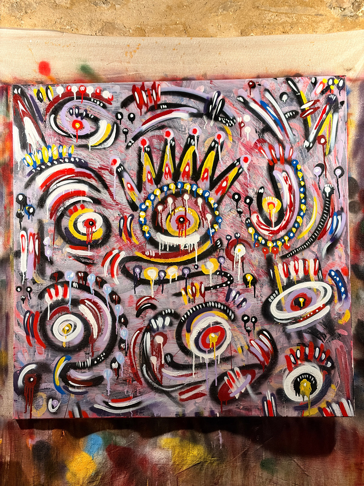 Loca Loca" (40 x 40)