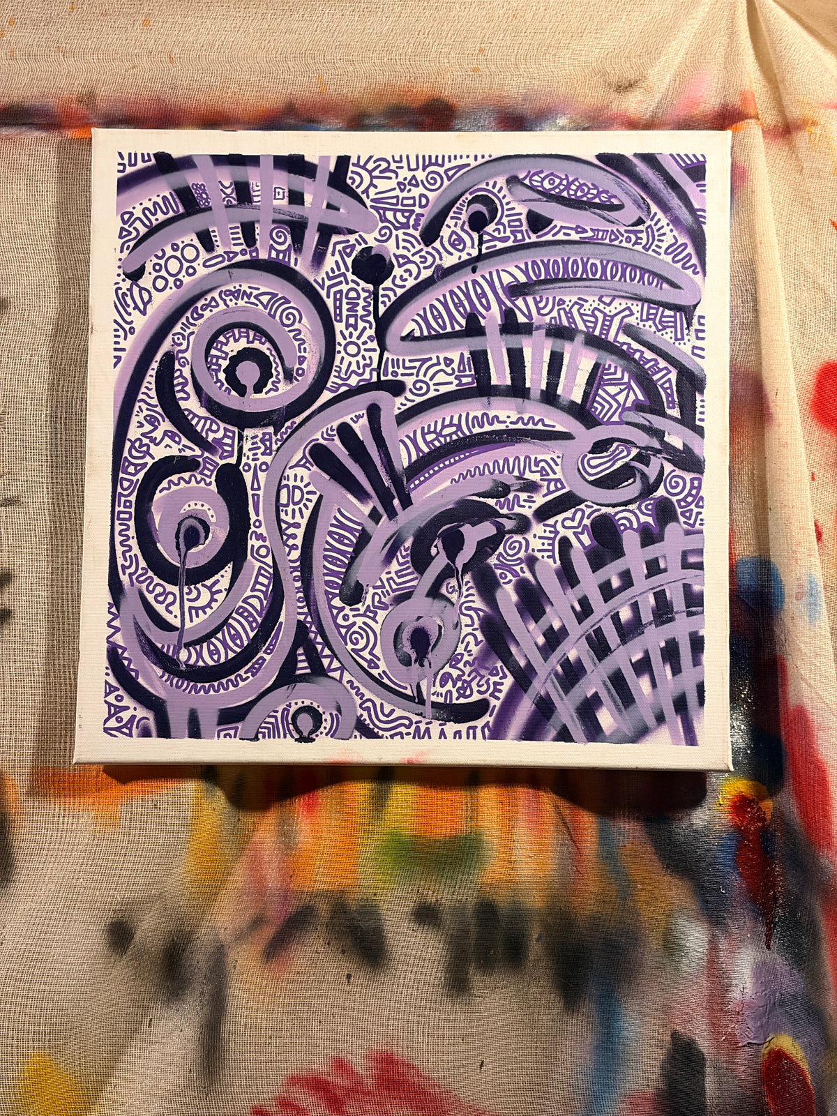 16th wind" (20 x 20)