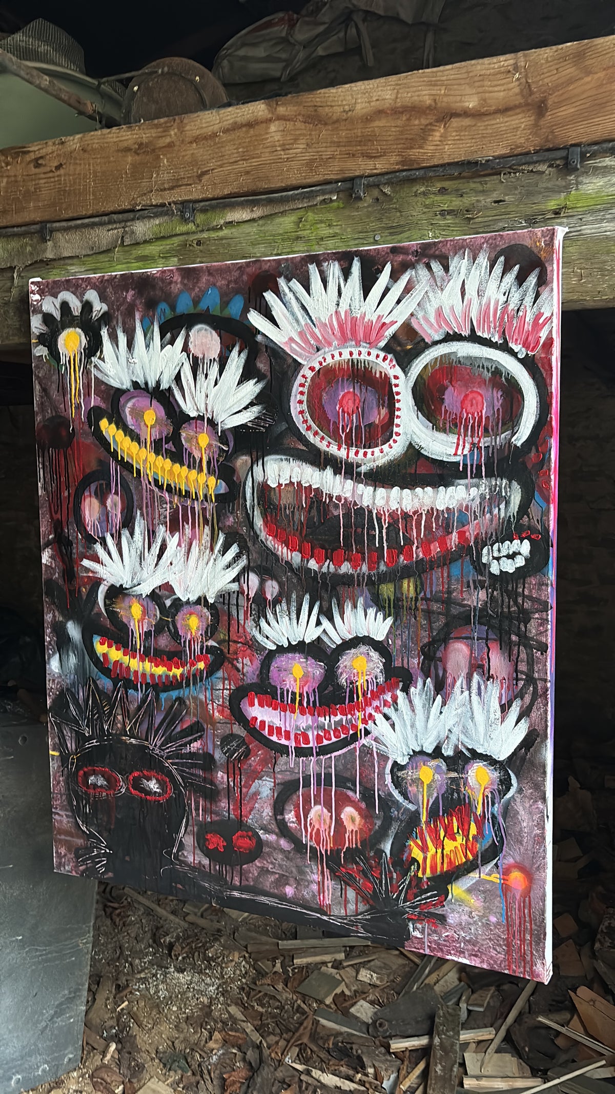 Under the bed" (40 x 52)