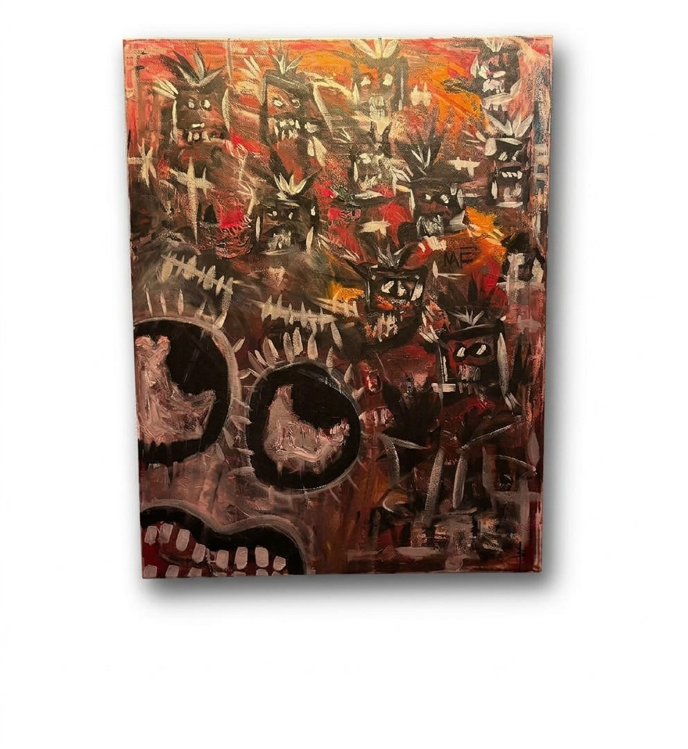 Sleep off the pain" (24 x 32)