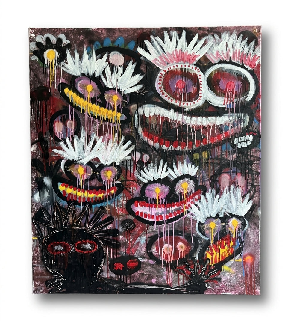 Under the bed" (40 x 52)