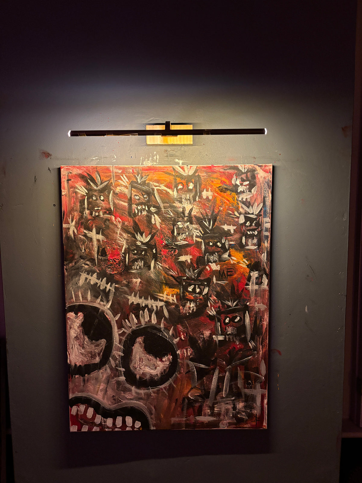 Sleep off the pain" (24 x 32)