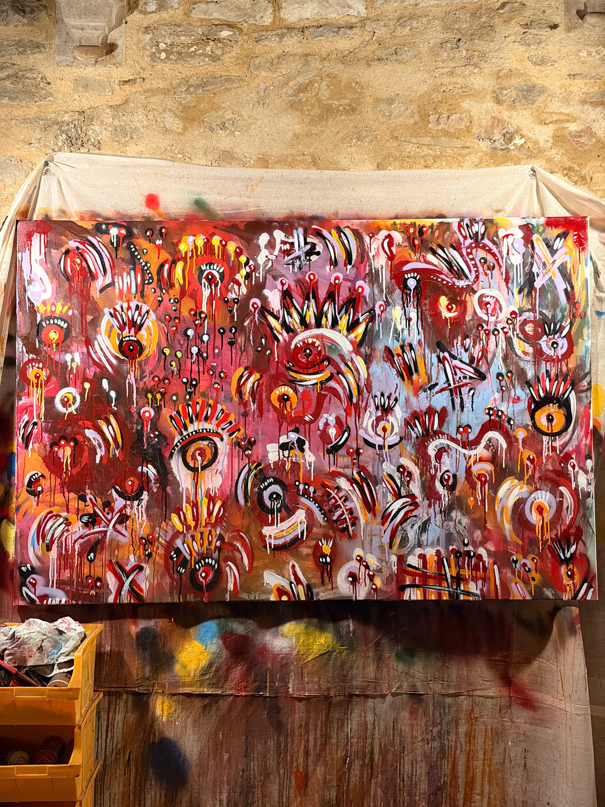 Eyes stay shut" (60 x 40)