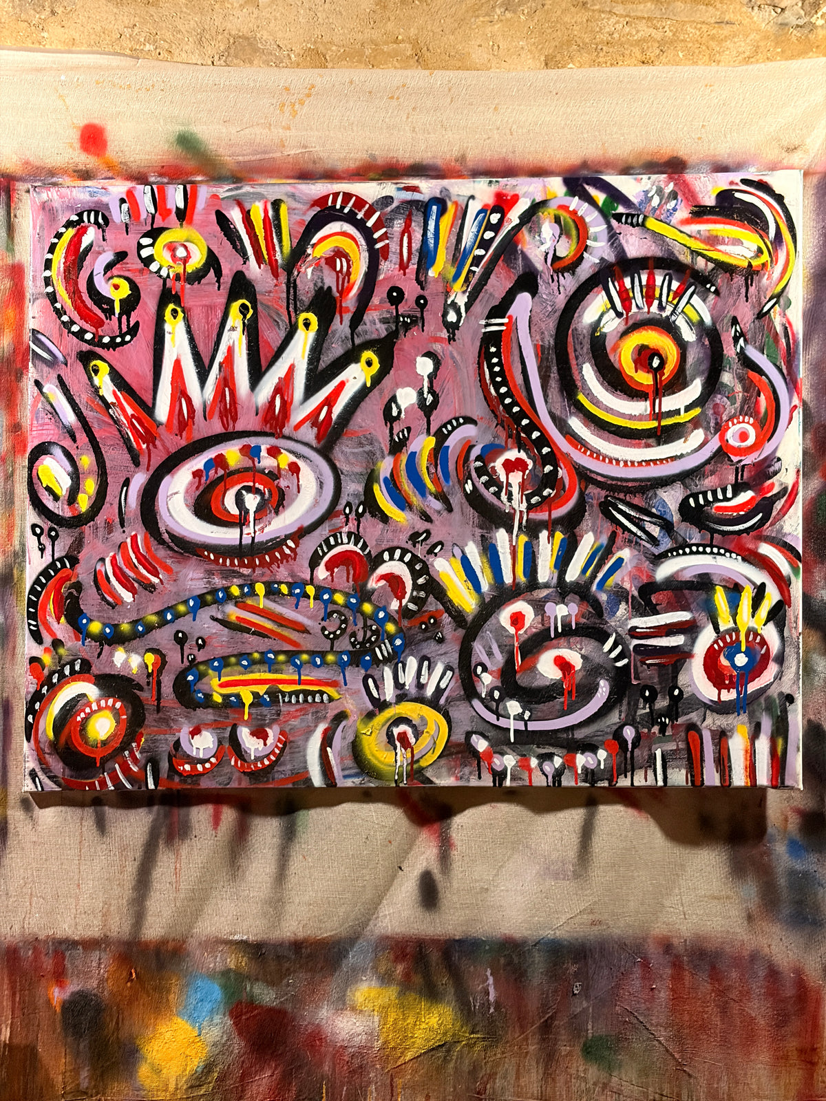 No other fools" (40 x 32)