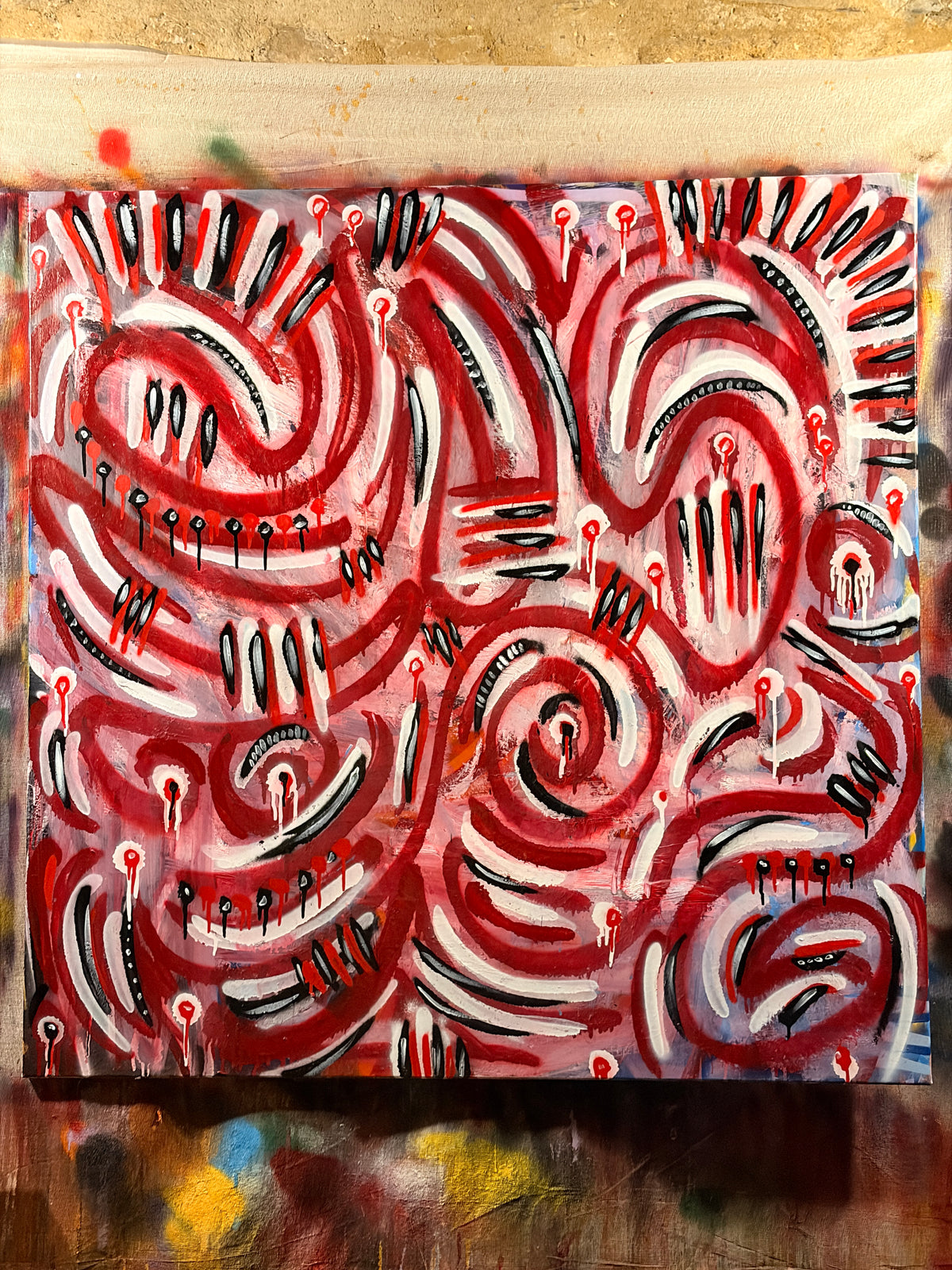 Flesh" (40 x 40)