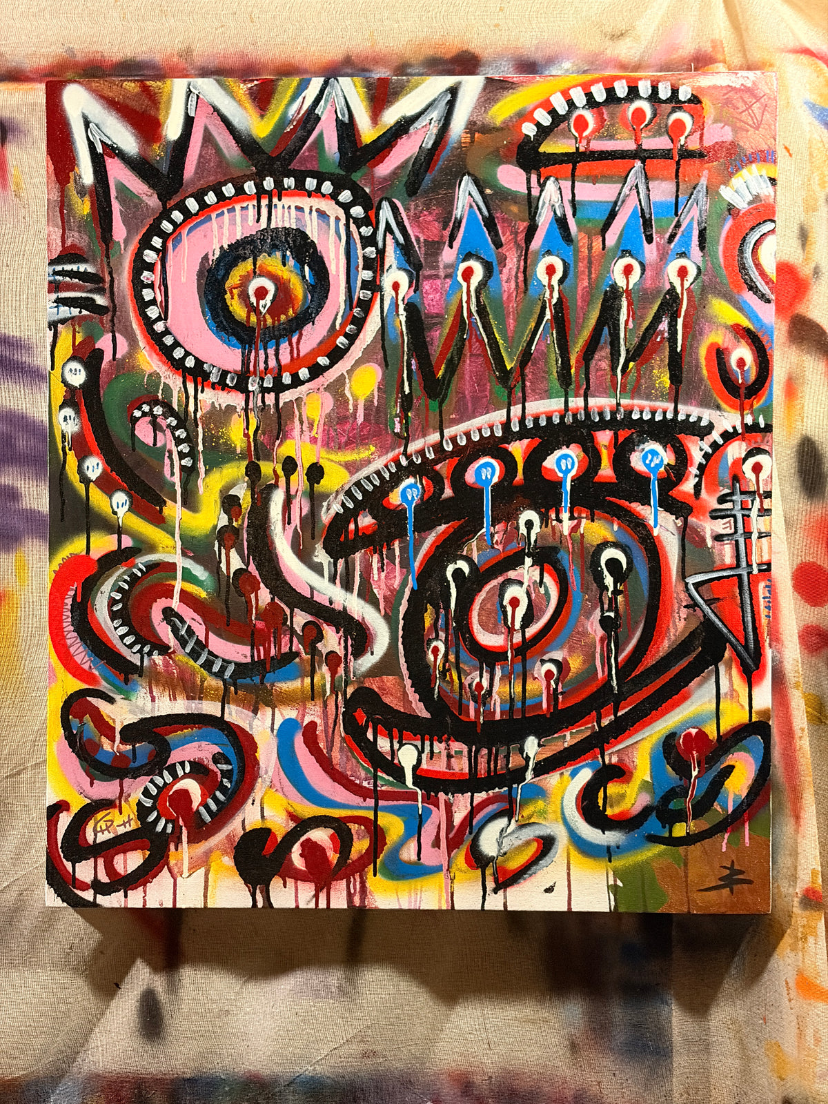 All over again" (28 x 32)