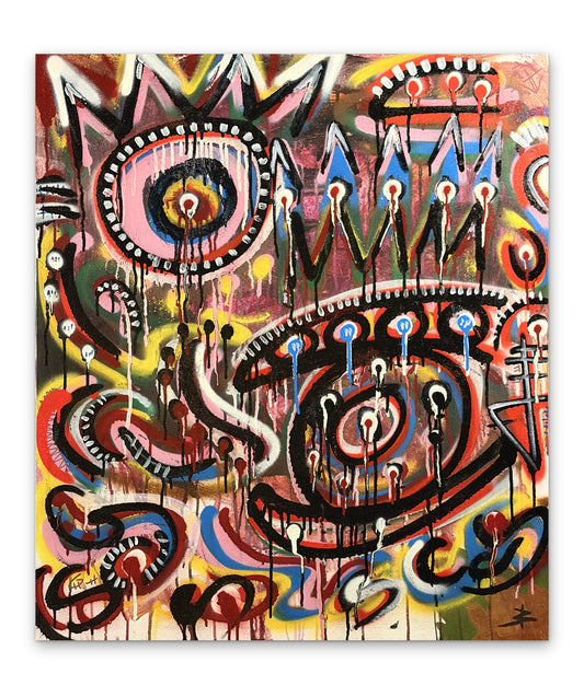 All over again" (28 x 32)