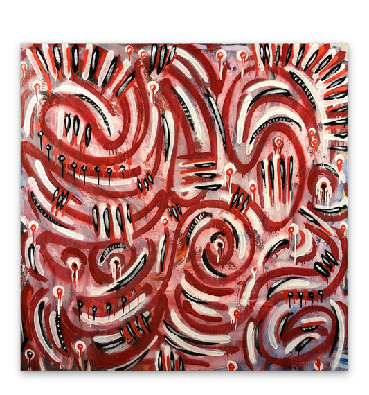 Flesh" (40 x 40)