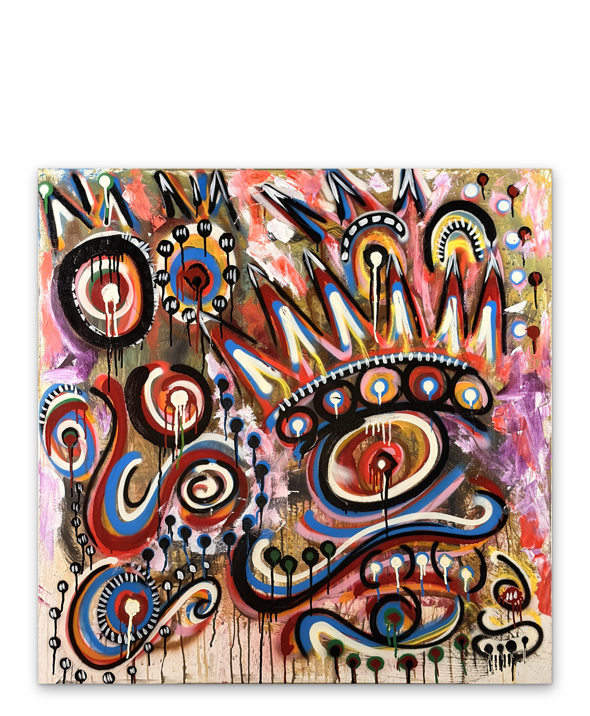 One eye open" (40 x 40)
