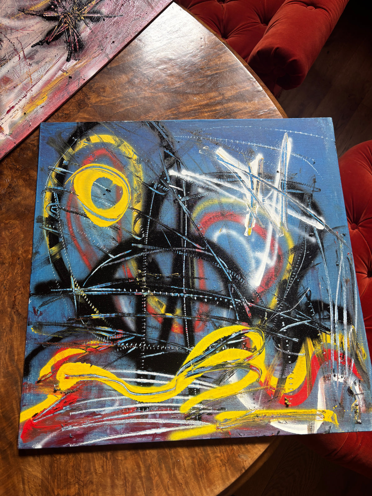 Let us be" (20 x 20)
